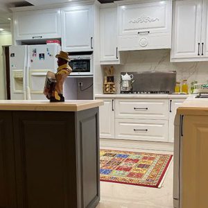 کابینت روکش چوب رنگ سفید