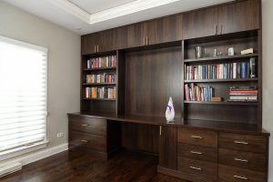 کمد دیواری رنگ قهوه ای تیره