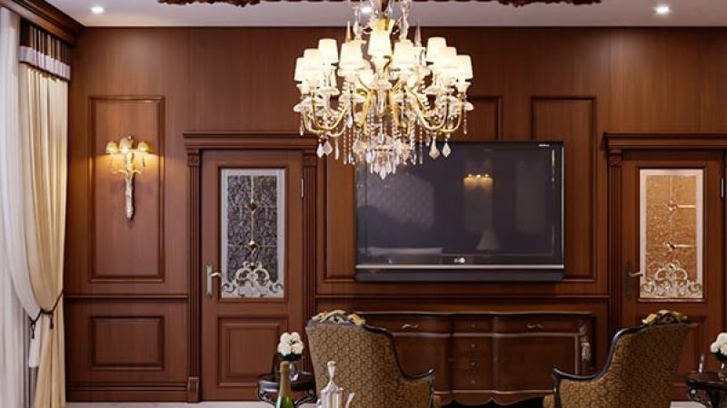کابینت کلاسیک تمام چوب الیزابت